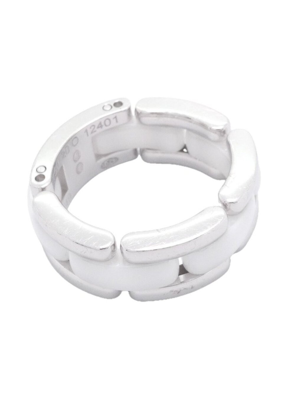 Chanel Ring Ultra Collection 18K White Gold Ceramic